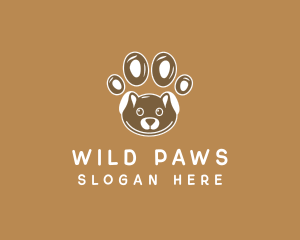 Dog Paw Pet logo design