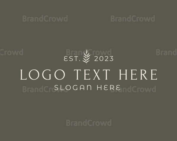 Natural Luxury Business Logo