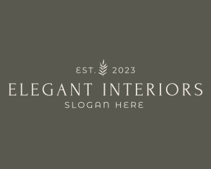 Natural Luxury Business logo design