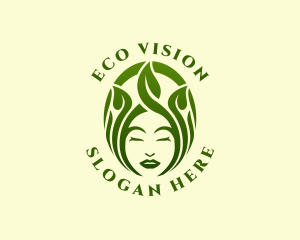 Eco Royal Beauty Queen logo design