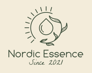 Organic Spa Oil  logo design