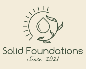 Liquid - Organic Spa Oil logo design