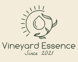 Organic Spa Oil  logo design