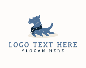 Accessory - Terrier Dog Puppy logo design