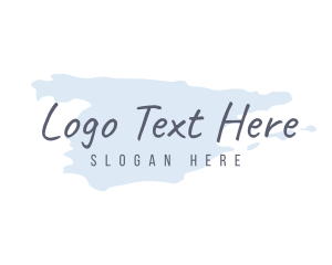 Editable Beauty Logo Bundle 3x Messy Splatter Paint Logos 