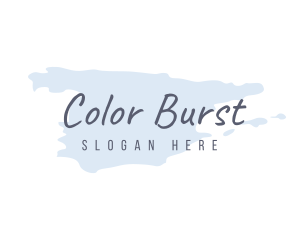 Paint Splatter Beauty logo design