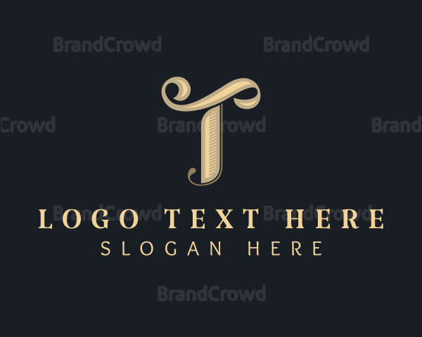 Stylish Brand Letter T Logo