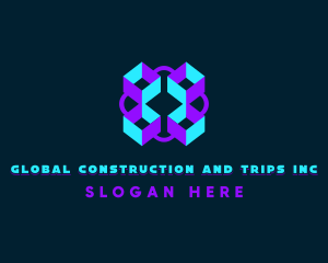 Digital - Digital Cube Technology logo design