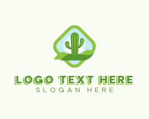 Tequila - Western Wild Cactus logo design