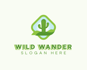 Western Wild Cactus  logo design