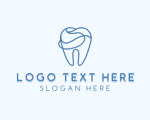 Oral Hygiene - Tooth Dentistry Orthodontist logo design