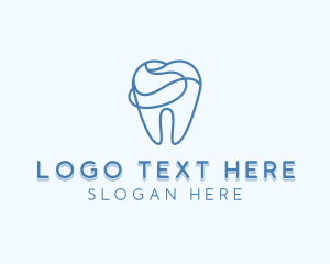 Oral Health - Tooth Dentistry Orthodontist logo design