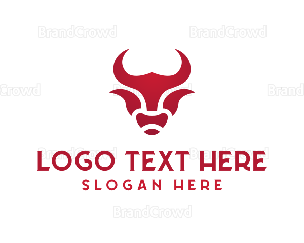 Bull Buffalo Bison Logo