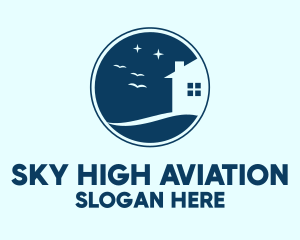 Night Sky House logo design