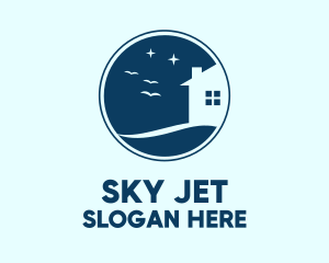 Night Sky House logo design