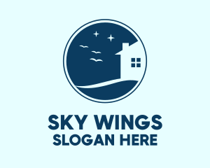 Night Sky House logo design