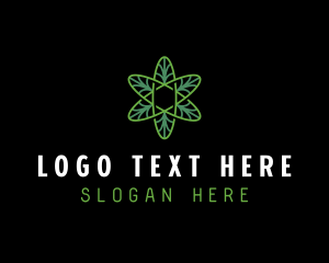 Biology - Organic Leaves Biotech logo design