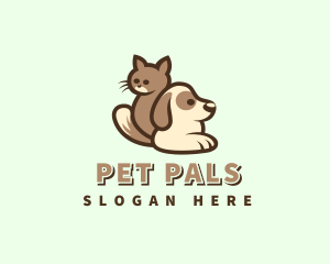 Kitten Puppy Pets logo design