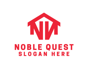 Double N House logo design