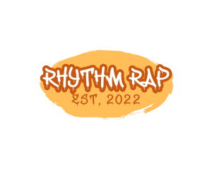 Rap - Skater Paint Wordmark logo design