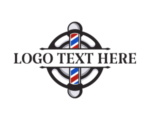 Hair - Masculine Barber Signage logo design