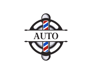 Signage - Masculine Barber Signage logo design