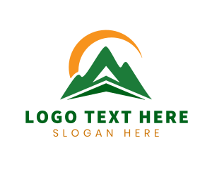 Sunset - Arrow Mountain Highlands logo design