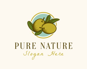 Organic - Organic Olive Fruit logo design