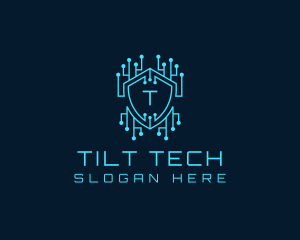 Cyber Security Circuit logo design