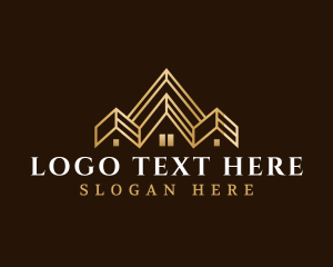 Roofing - Luxury Roof Architecture logo design
