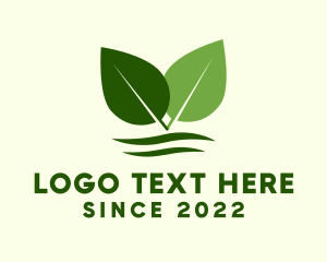 Detox - Natural Herb Garden logo design