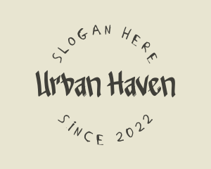 Handwritten Urban Business logo design