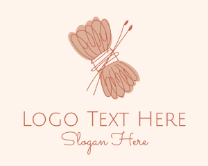 Stitching - Yarn Needle Craft logo design