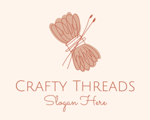 Yarn - Yarn Needle Craft logo design