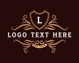 Funeral - Luxury Shield Crest logo design