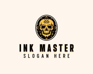 Tattoo - Tribal Skull Tattoo logo design