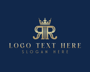 Royal - Royal Crown Letter R logo design