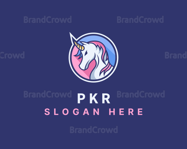 Unicorn Mythical Creature Logo