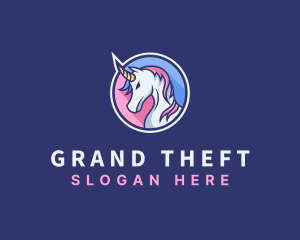 Unicorn Mythical Creature Logo