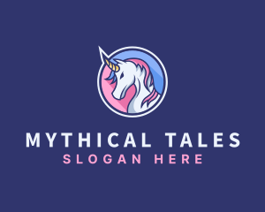 Unicorn Mythical Creature logo design