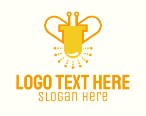 Yellow - Led Bug Bee logo design