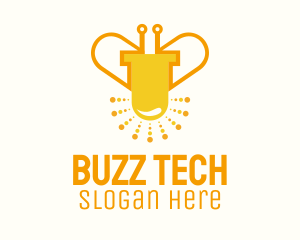 Led Bug Bee logo design