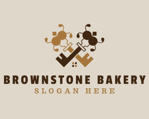 Brown Key Mortgage logo design