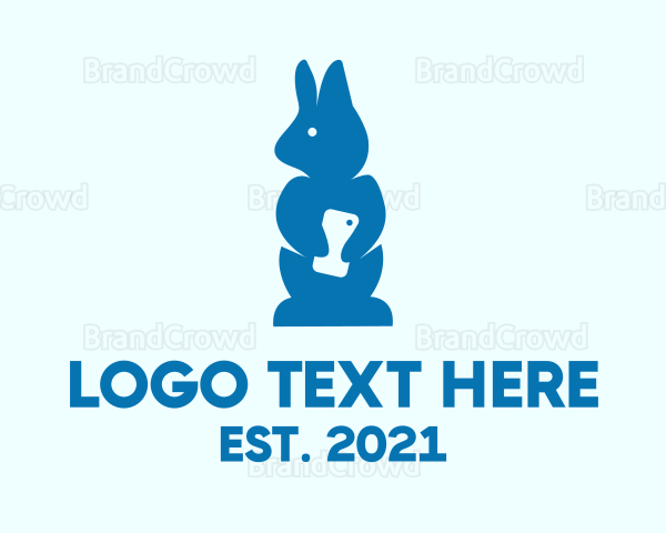 Blue Rabbit Cellphone Logo