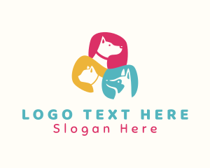 Dog - Animal Pet Care Clinic logo design