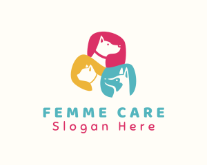 Animal Pet Care Clinic logo design