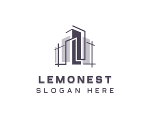 Building Structure Contractor Logo
