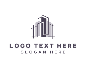 Building - Building Structure Contractor logo design