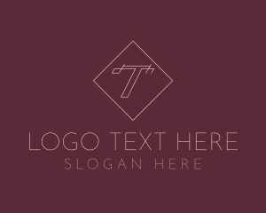 Fashion Stylist Letter T Logo