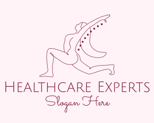 Physician - Pink Fitness Yoga Exercise logo design